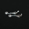 SALE E PEPE Sterling Silver/Gold Plated Kite Drop Earrings SEP-SP02E07-YIN Silver (SP02E07 SP02E08)